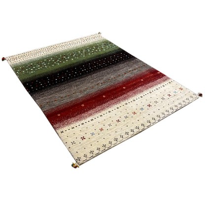 Gabbeh Teppich Bunt 199x149 cm - German Carpet Shop