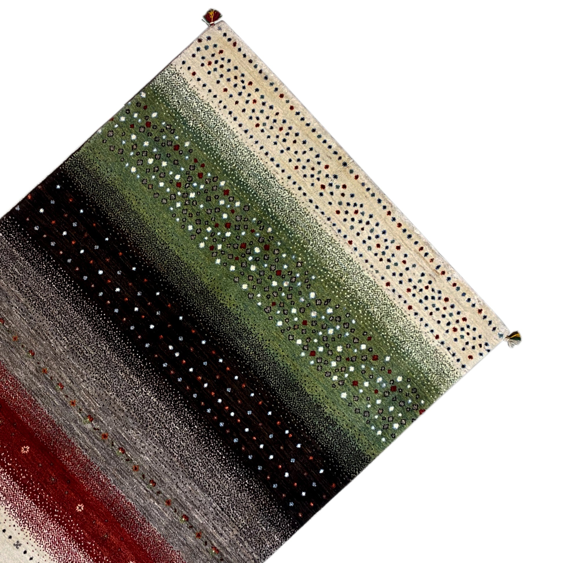 Gabbeh Teppich Bunt 199x149 cm - German Carpet Shop