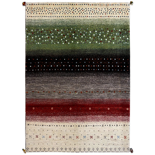Gabbeh Teppich Bunt 199x149 cm - German Carpet Shop