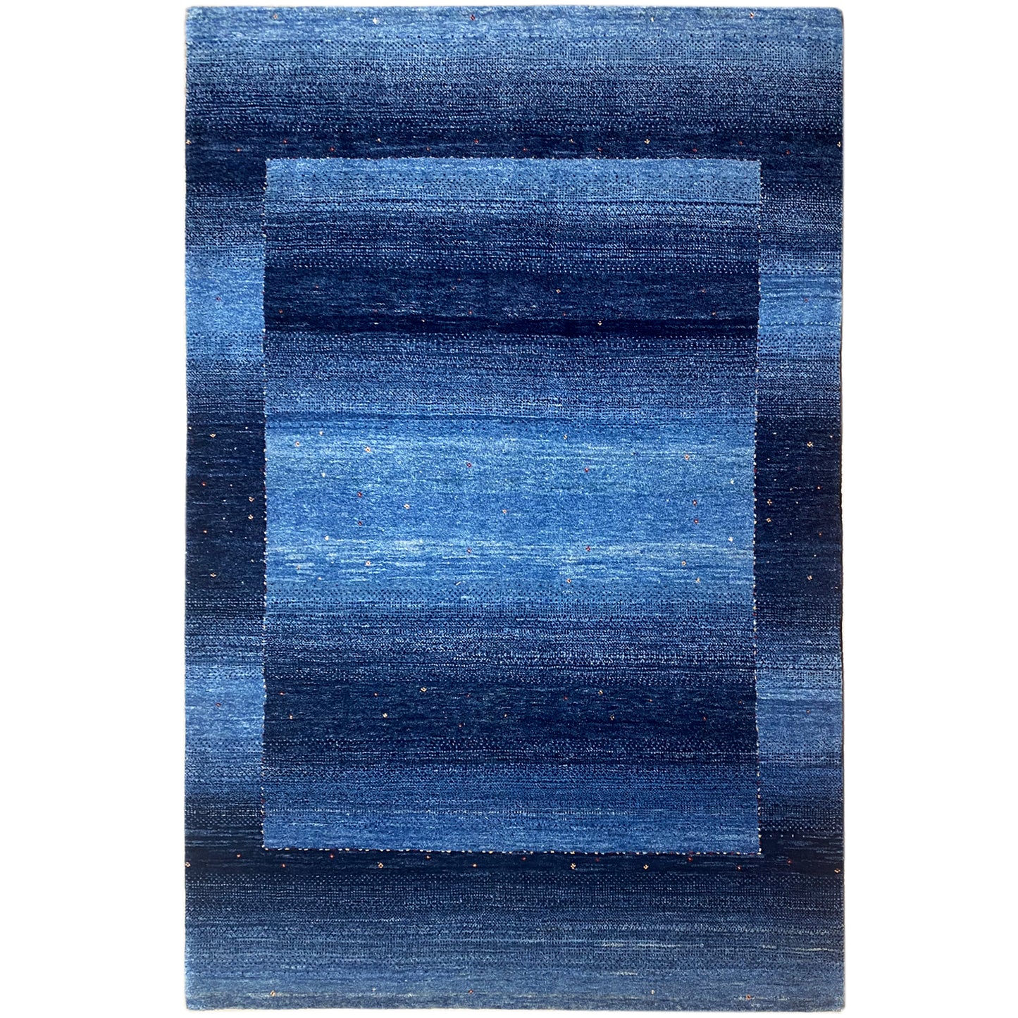 Gabbeh Teppich Blau 238x166 cm - German Carpet Shop