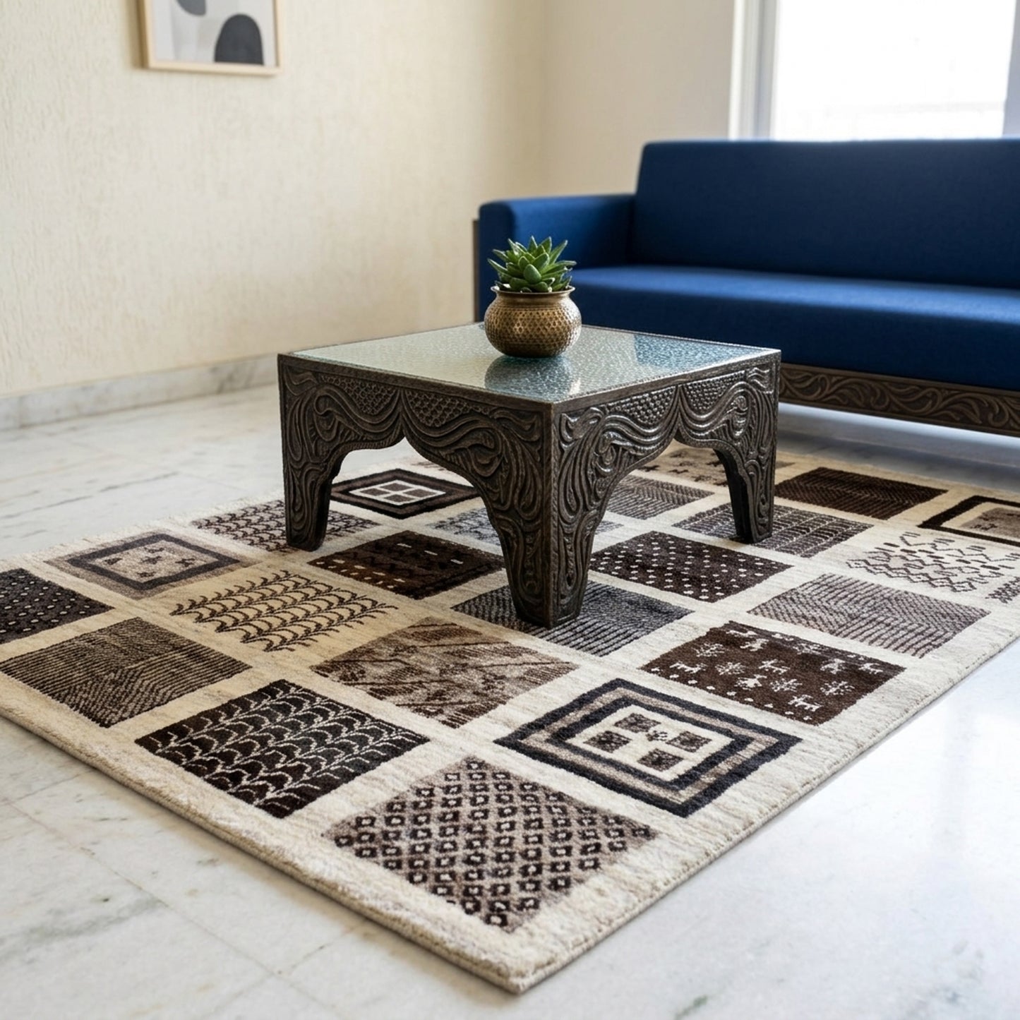 Tappeto Gabbeh 198x150 cm