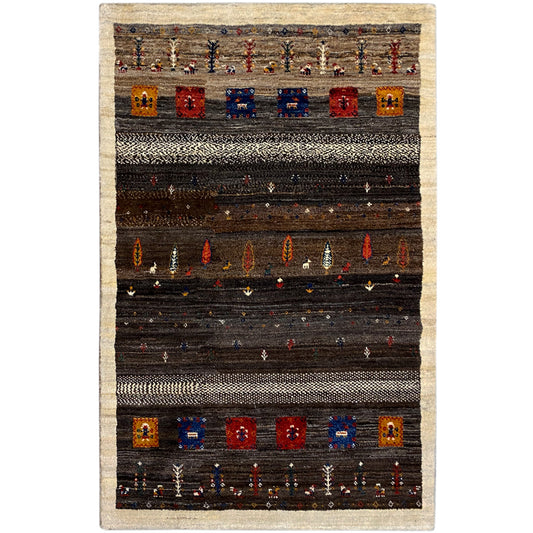 Gabbeh Teppich 177x116 cm - German Carpet Shop