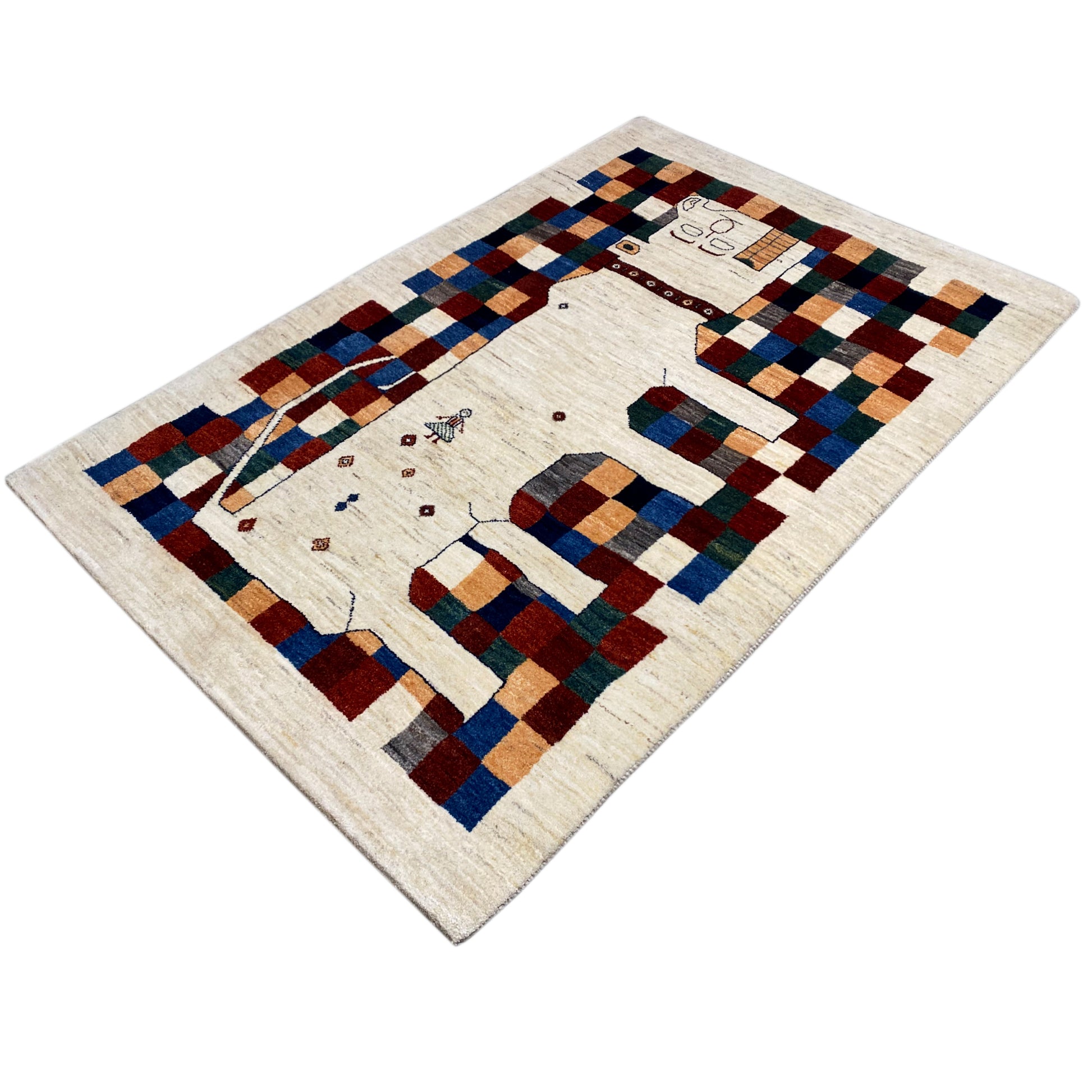 Gabbeh Teppich 180x119 cm - German Carpet Shop