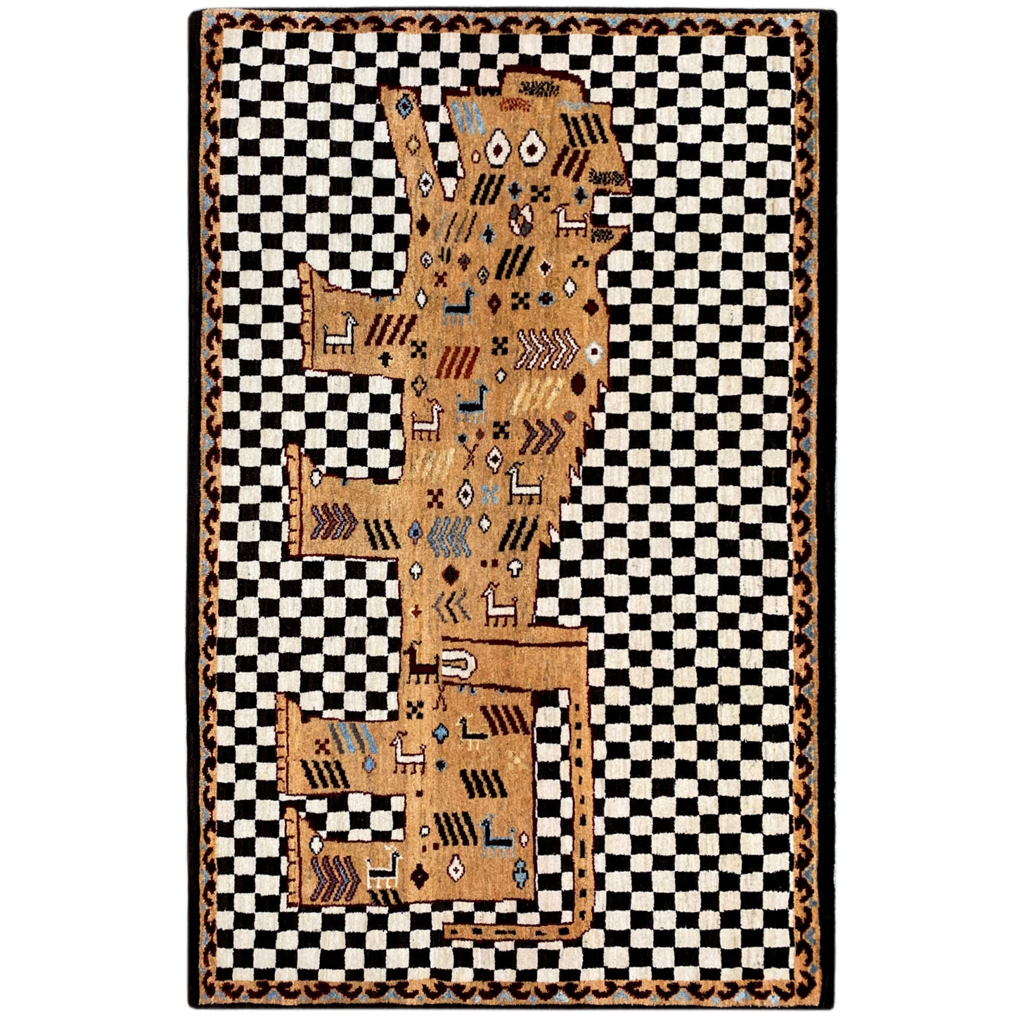 Gabbeh Teppich 175x120 cm - German Carpet Shop