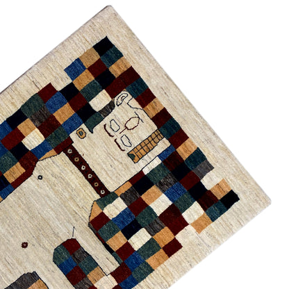 Gabbeh Teppich 182x120 cm - German Carpet Shop