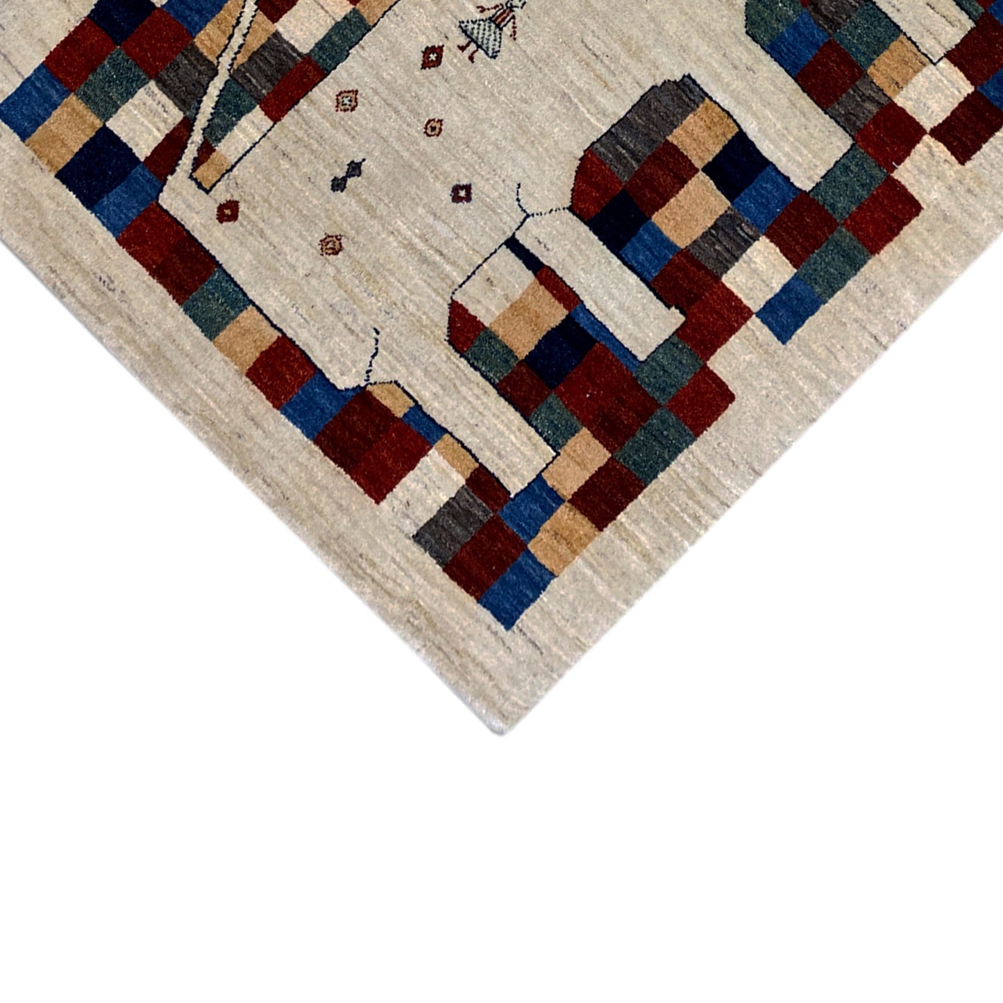 Gabbeh Teppich 182x120 cm - German Carpet Shop