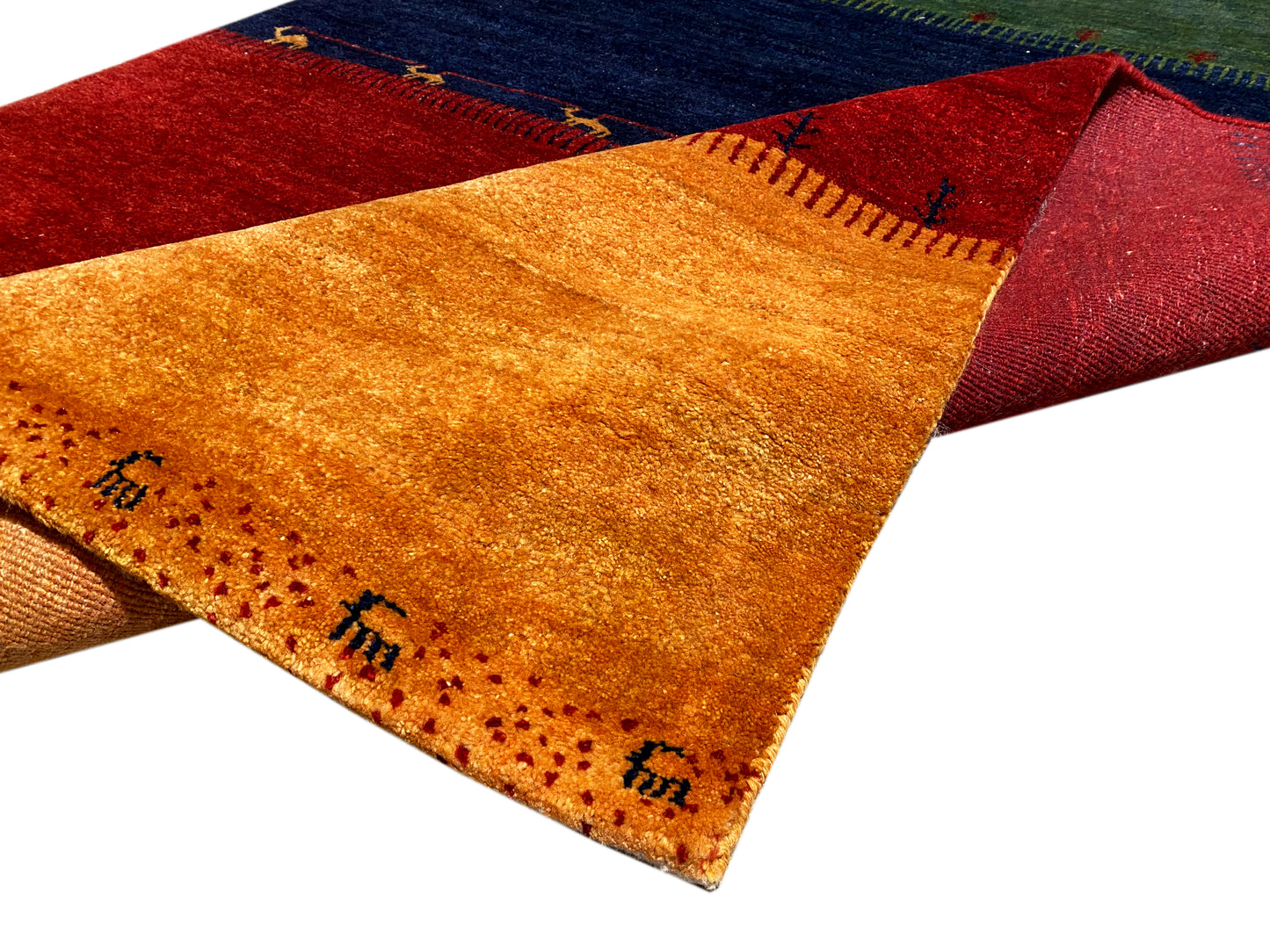 Gabbeh Teppich 196x153cm
