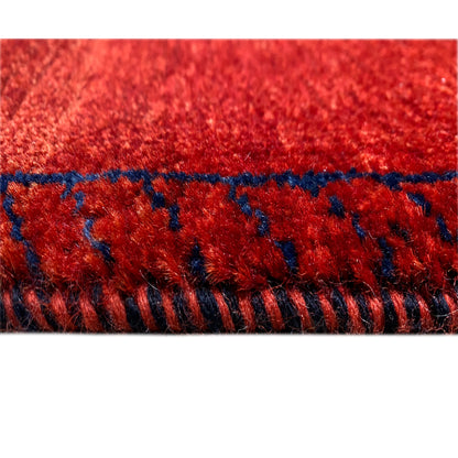 Roter Gabbeh Teppich Läufer 242x81 cm - German Carpet Shop