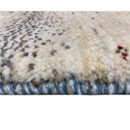 Blauer Gabbeh Teppich Läufer 197x81 cm - German Carpet Shop