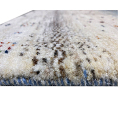 Blauer Gabbeh Teppich Läufer 190x80 cm - German Carpet Shop