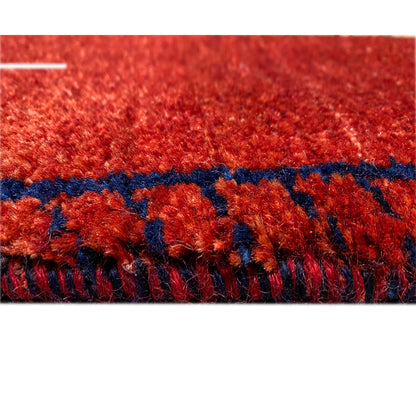 Roter Gabbeh Teppich Läufer 248x80 cm - German Carpet Shop