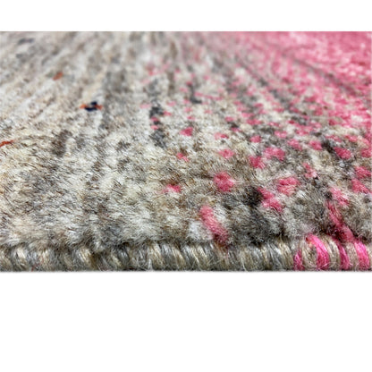 Rosa Gabbeh Teppich Läufer 296x81 cm - German Carpet Shop