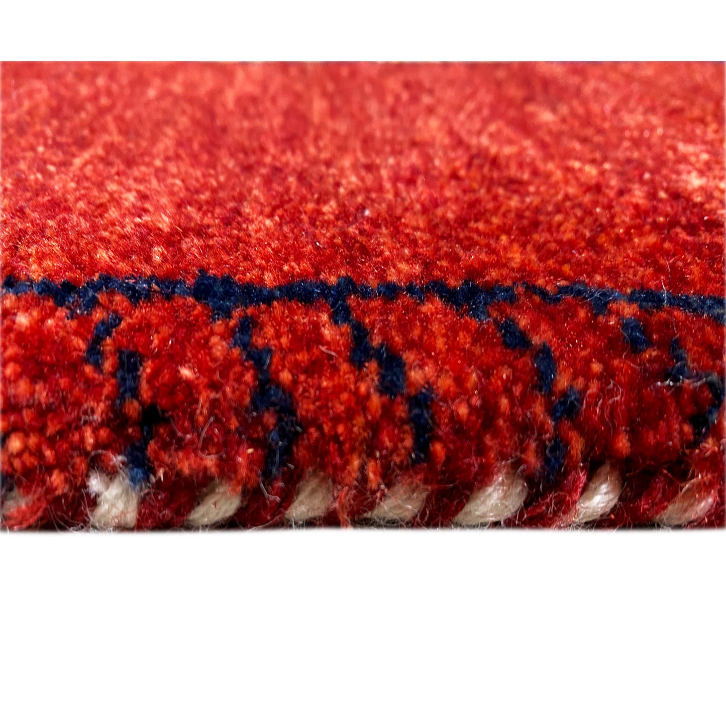 Roter Gabbeh Teppich Läufer 198x82 cm - German Carpet Shop