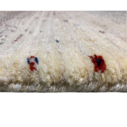 Blauer Gabbeh Teppich Läufer 300x84 cm - German Carpet Shop