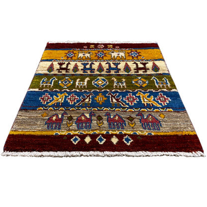Gabbeh Teppich Lori 65x56 cm - German Carpet Shop