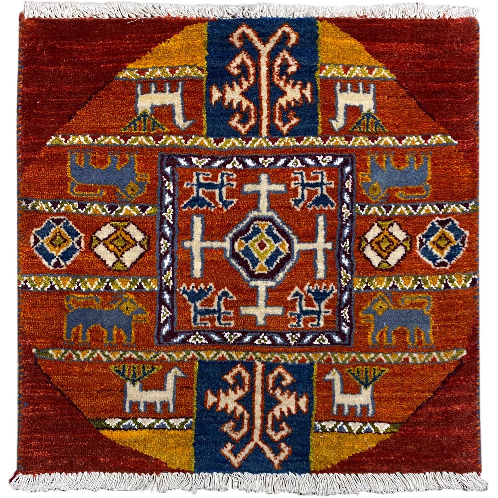 Gabbeh Teppich Lori 60x59 cm - German Carpet Shop