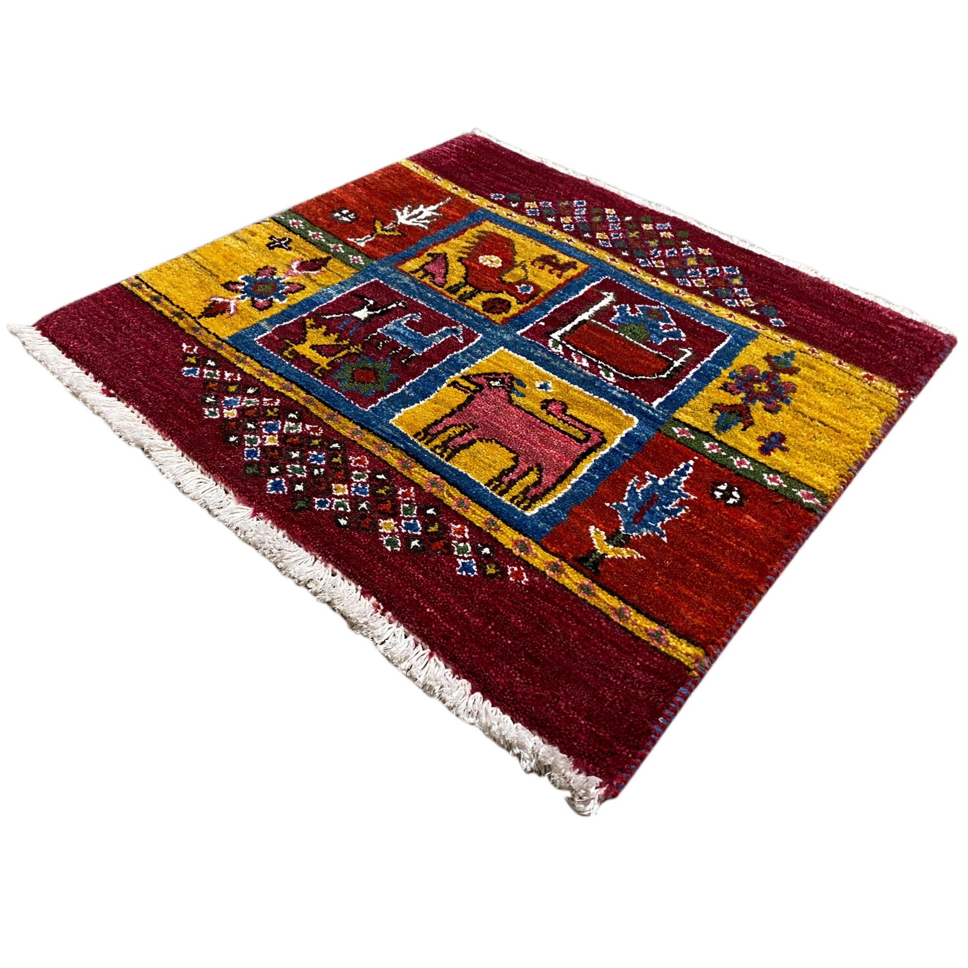 Gabbeh Teppich Lori 58x54 cm - German Carpet Shop