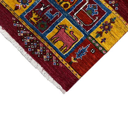 Gabbeh Teppich Lori 58x54 cm - German Carpet Shop