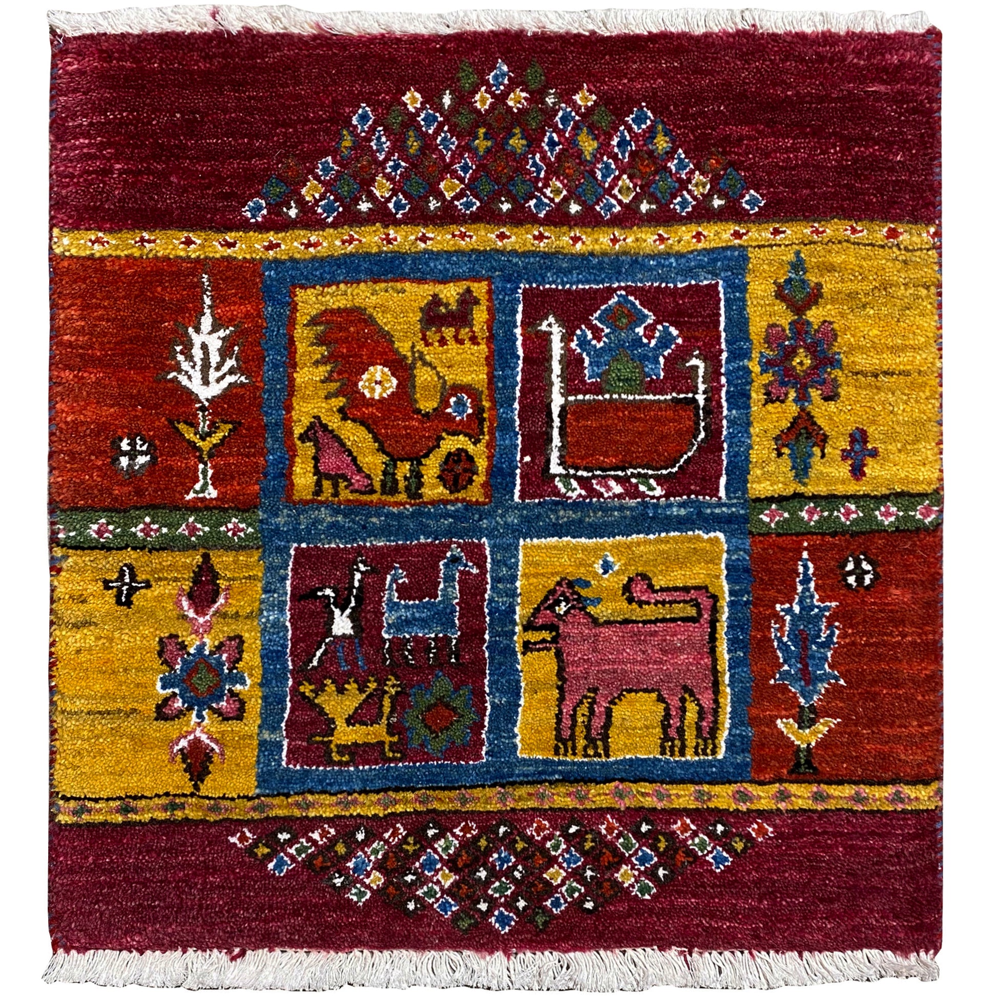 Gabbeh Teppich Lori 58x54 cm - German Carpet Shop