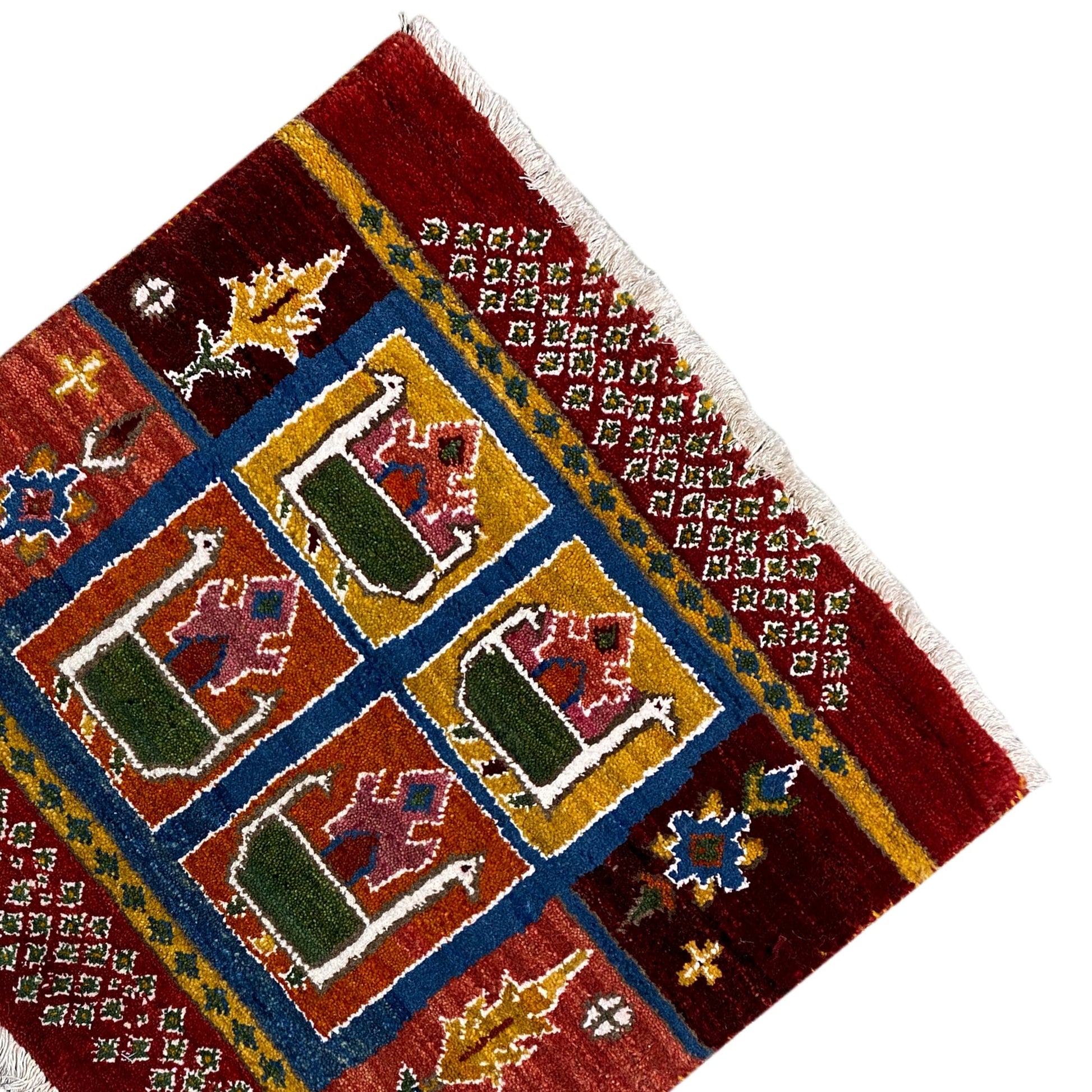 Gabbeh Teppich Lori 56x56 cm - German Carpet Shop