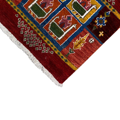Gabbeh Teppich Lori 56x56 cm - German Carpet Shop