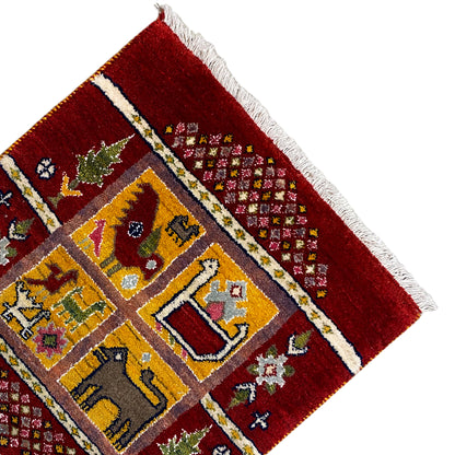 Gabbeh Lori Teppich (66x61cm) - German Carpet Shop