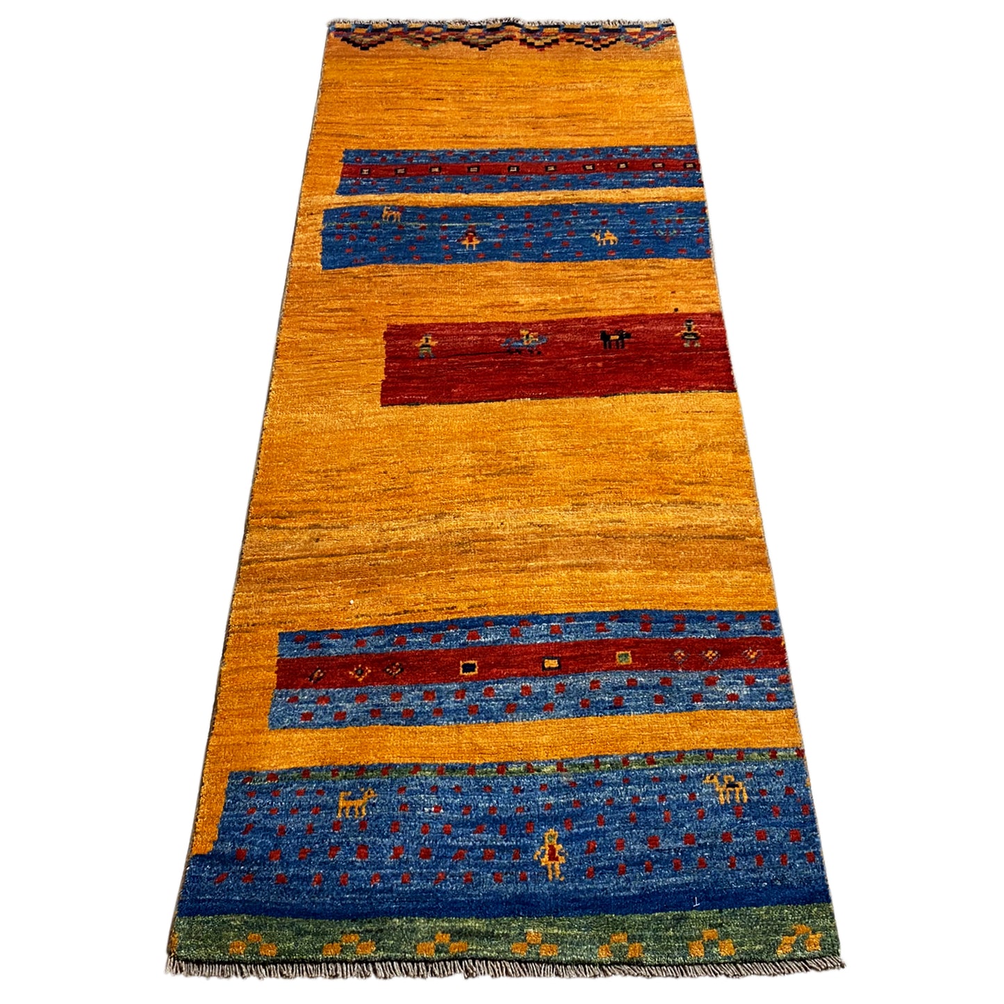 Gabbeh Teppich 220x77 cm