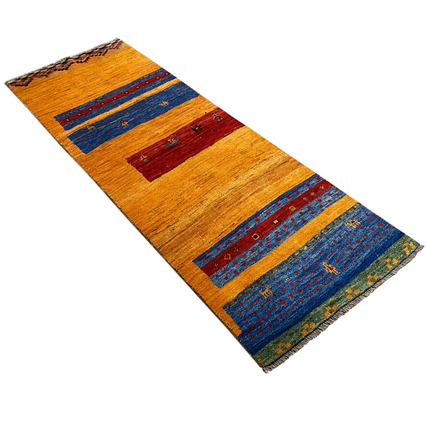 Gabbeh Teppich 220x77 cm