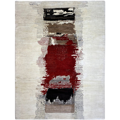 Gabbeh Exklusiver Teppich Rot 298x248 cm - German Carpet Shop