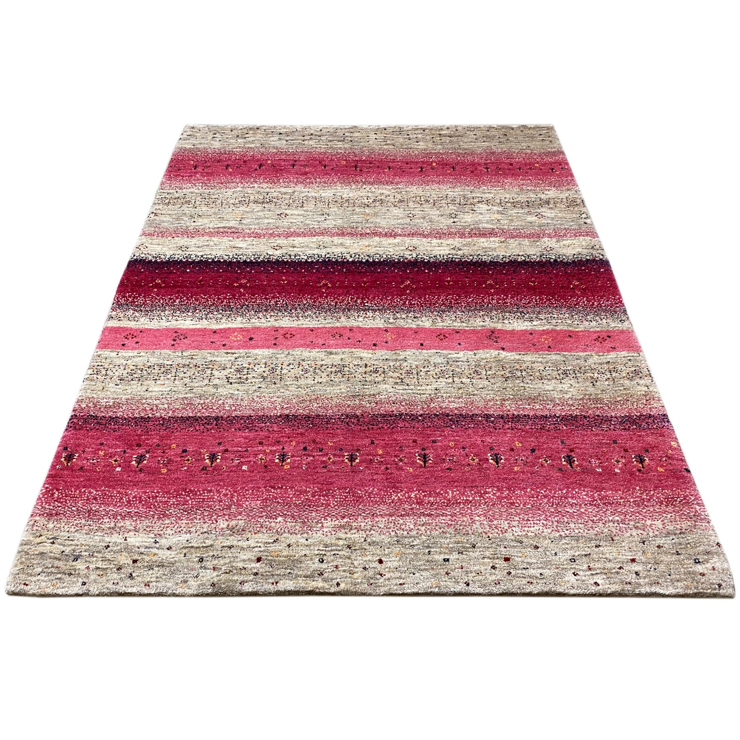 Pflanzengefärbter Gabbeh Teppich Wolle