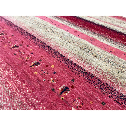 Handgemachter Teppich abstrakt Muster