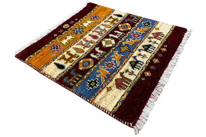 Gabbeh Teppich Lori 63x58 cm - German Carpet Shop