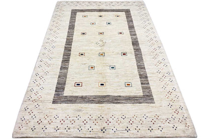 Natürlicher Gabbeh Teppich (170x240 cm / 6x8 ft) - German Carpet Shop