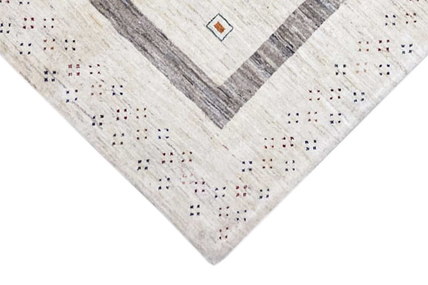 Natürlicher Gabbeh Teppich (170x240 cm / 6x8 ft) - German Carpet Shop