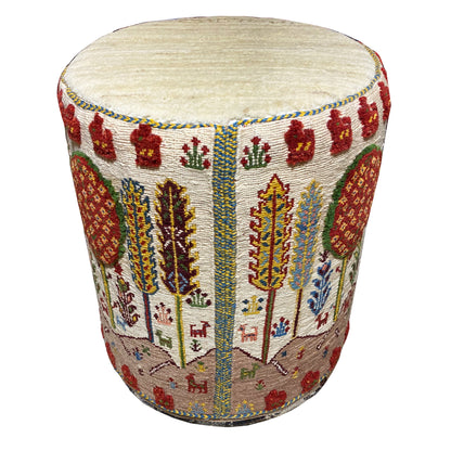 Bunter Soumakh Hocker 116x43x38 cm - German Carpet Shop