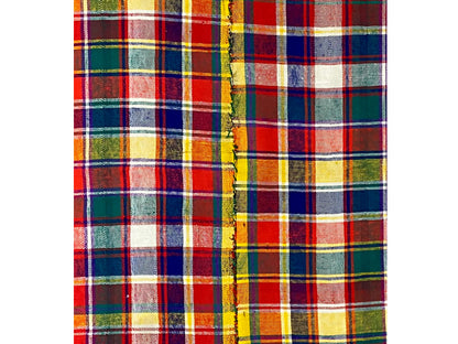 Esszimmer Multicolor Jajim Teppich handgewebt mit klarem Karodesign