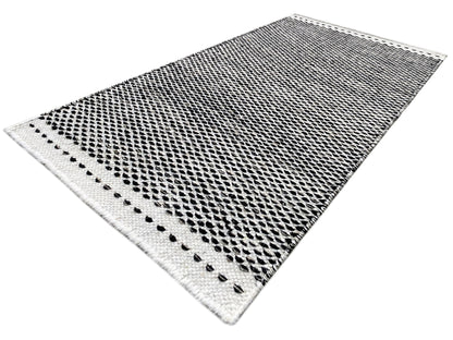 Kelim Teppich Schwarz - 60x90 cm