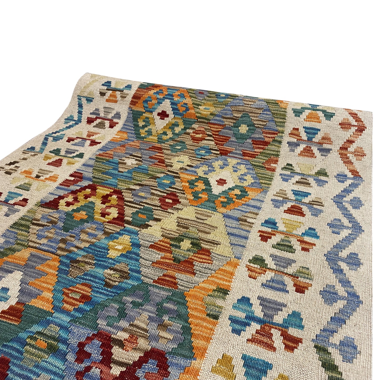 Corridore Kelim Afghan 386x87cm