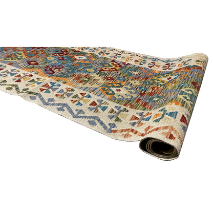 Corridore Kelim Afghan 386x87cm