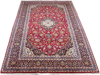 Keshan - Rot (361x248 cm) - German Carpet Shop