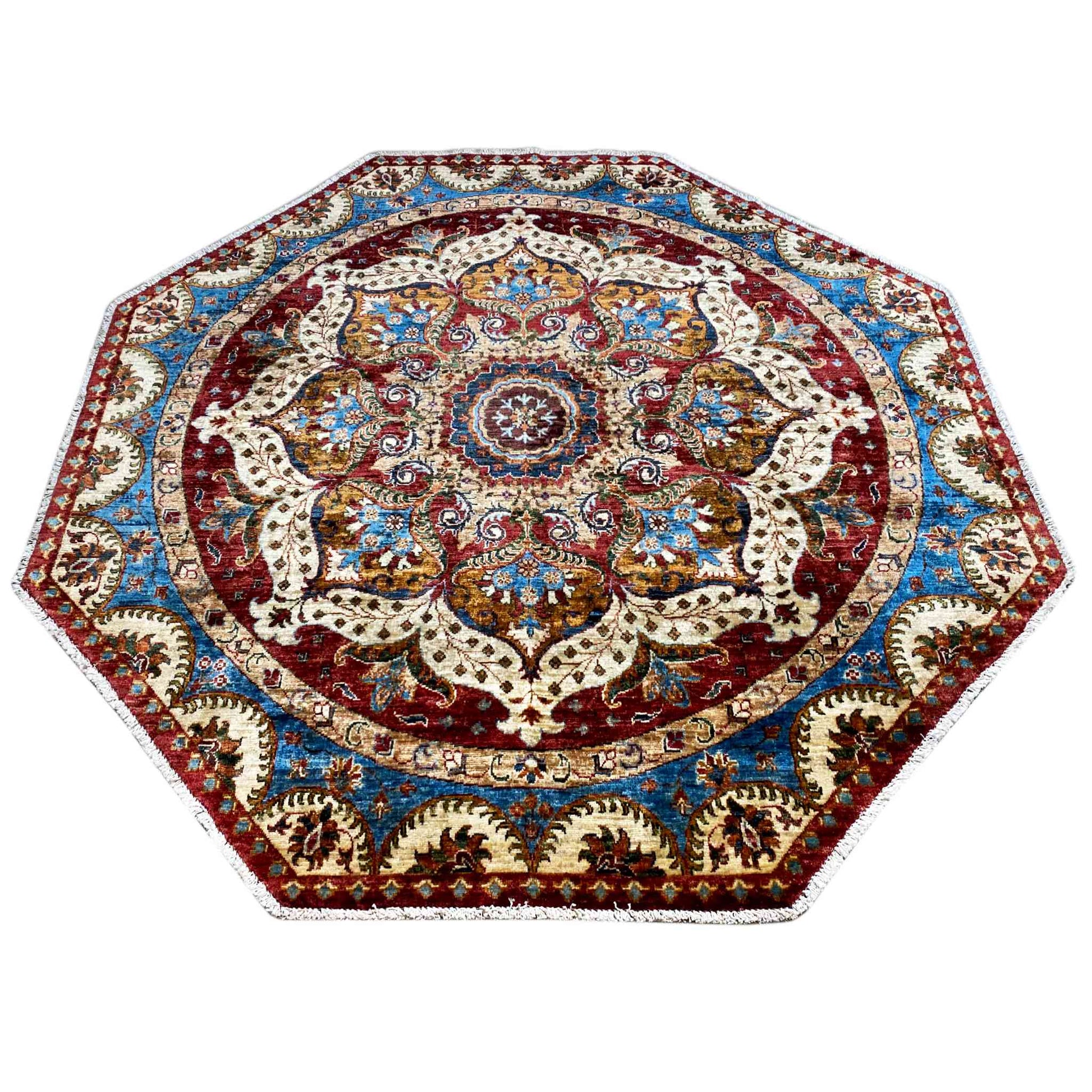 Achteckiger Khorjin Teppich, 177x171 cm - German Carpet Shop