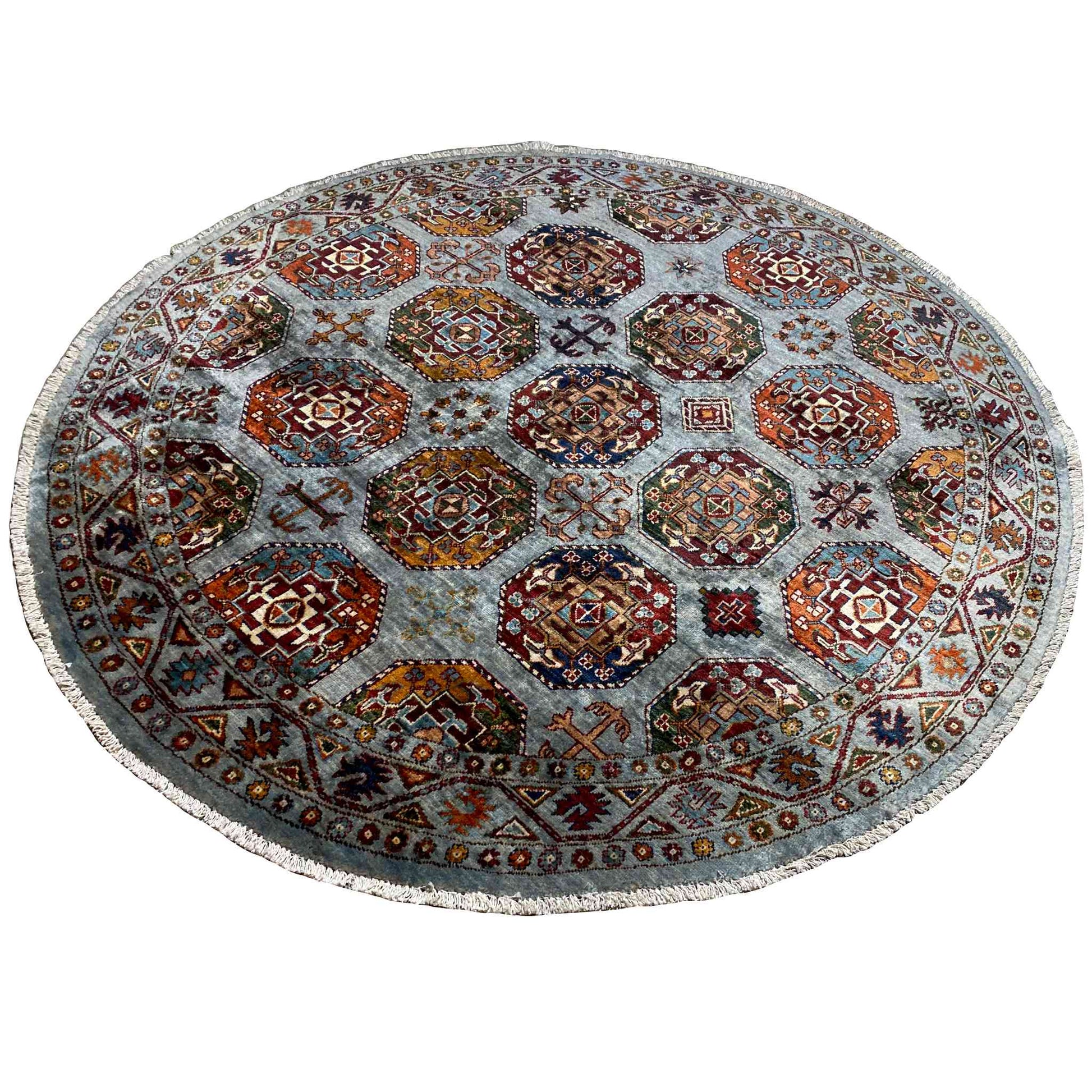 Runder Khorjin Teppich, 180x176 cm - German Carpet Shop