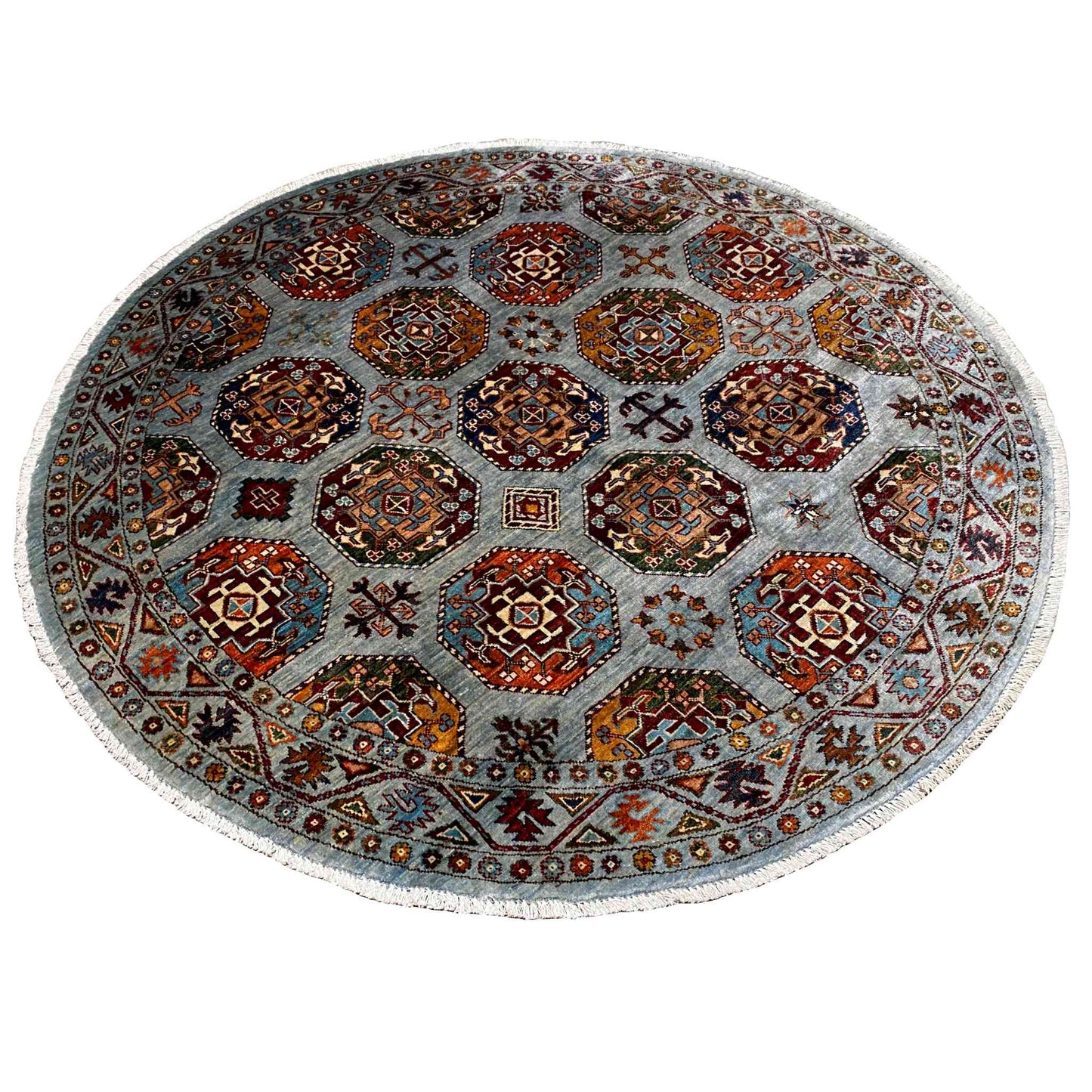 Runder Khorjin Teppich, 180x176 cm - German Carpet Shop