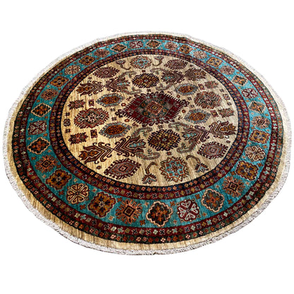 Runder Khorjin Teppich, 179x179 cm - German Carpet Shop