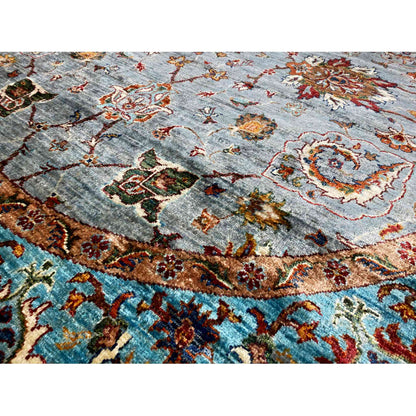 Runder Khorjin-Wollteppich, 207x205 cm - German Carpet Shop