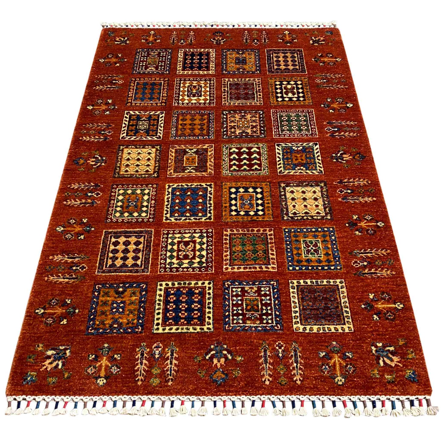 Khorjin Wollteppich, Ziegelrot, 163x108 cm - German Carpet Shop