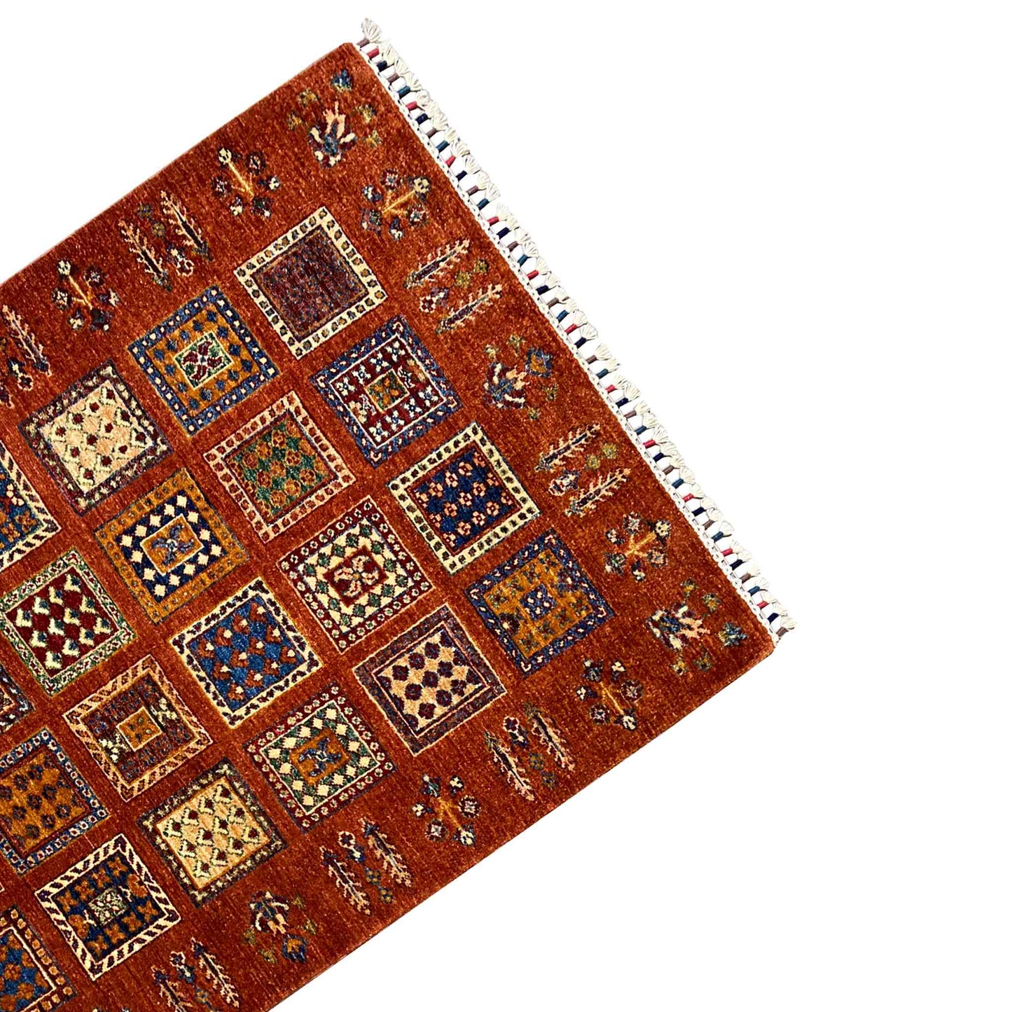 Khorjin Wollteppich, Ziegelrot, 163x108 cm - German Carpet Shop