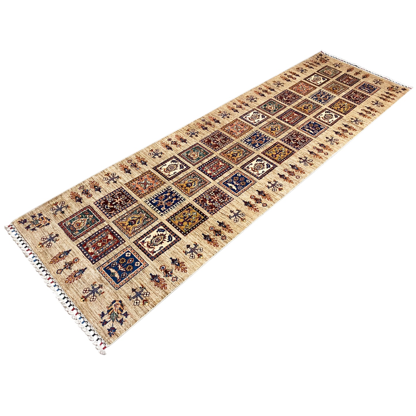 Handgeknüpfter Khorjin Läufer 293x88 cm - German Carpet Shop