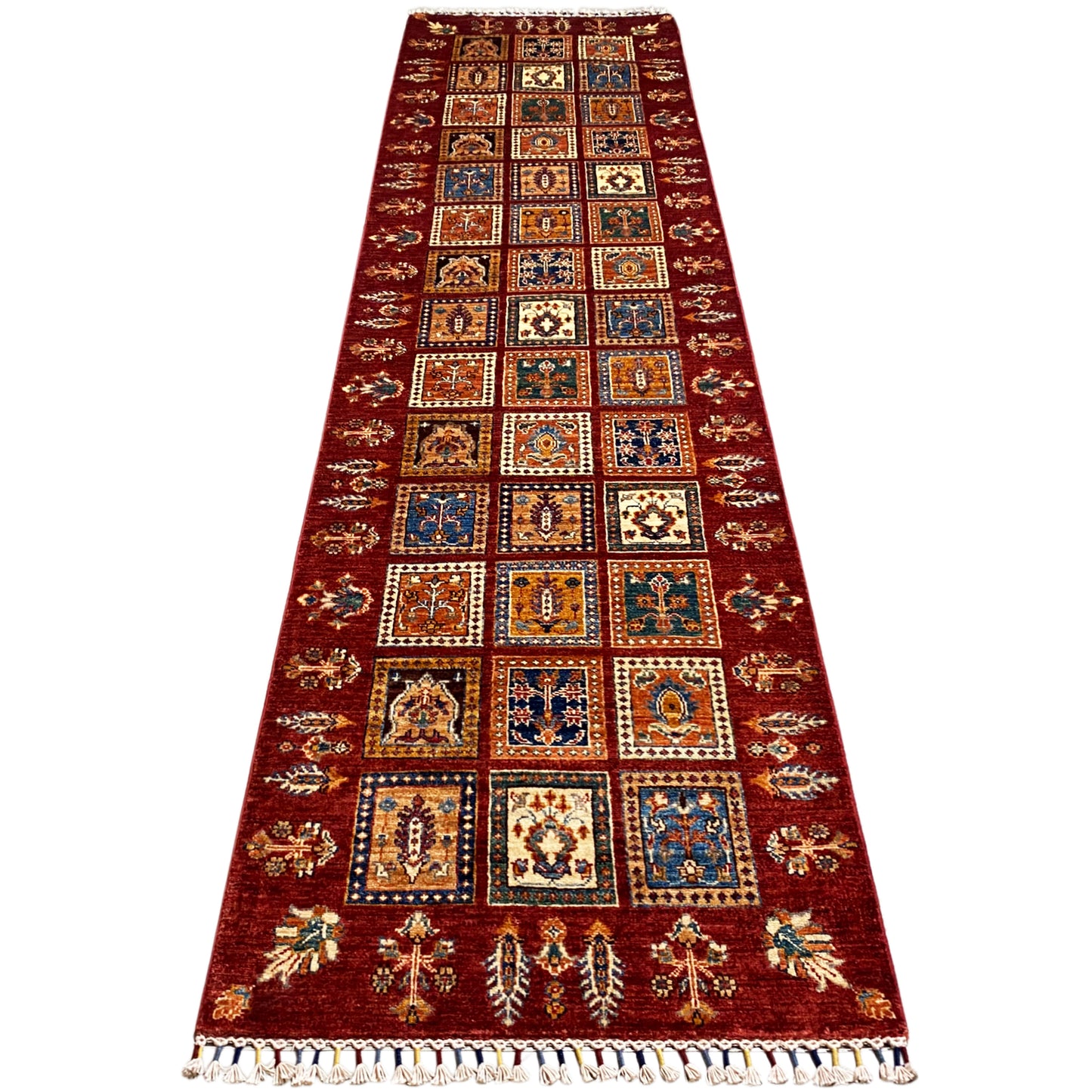 Handgeknüpfter Khorjin Läufer 331x88 cm - German Carpet Shop