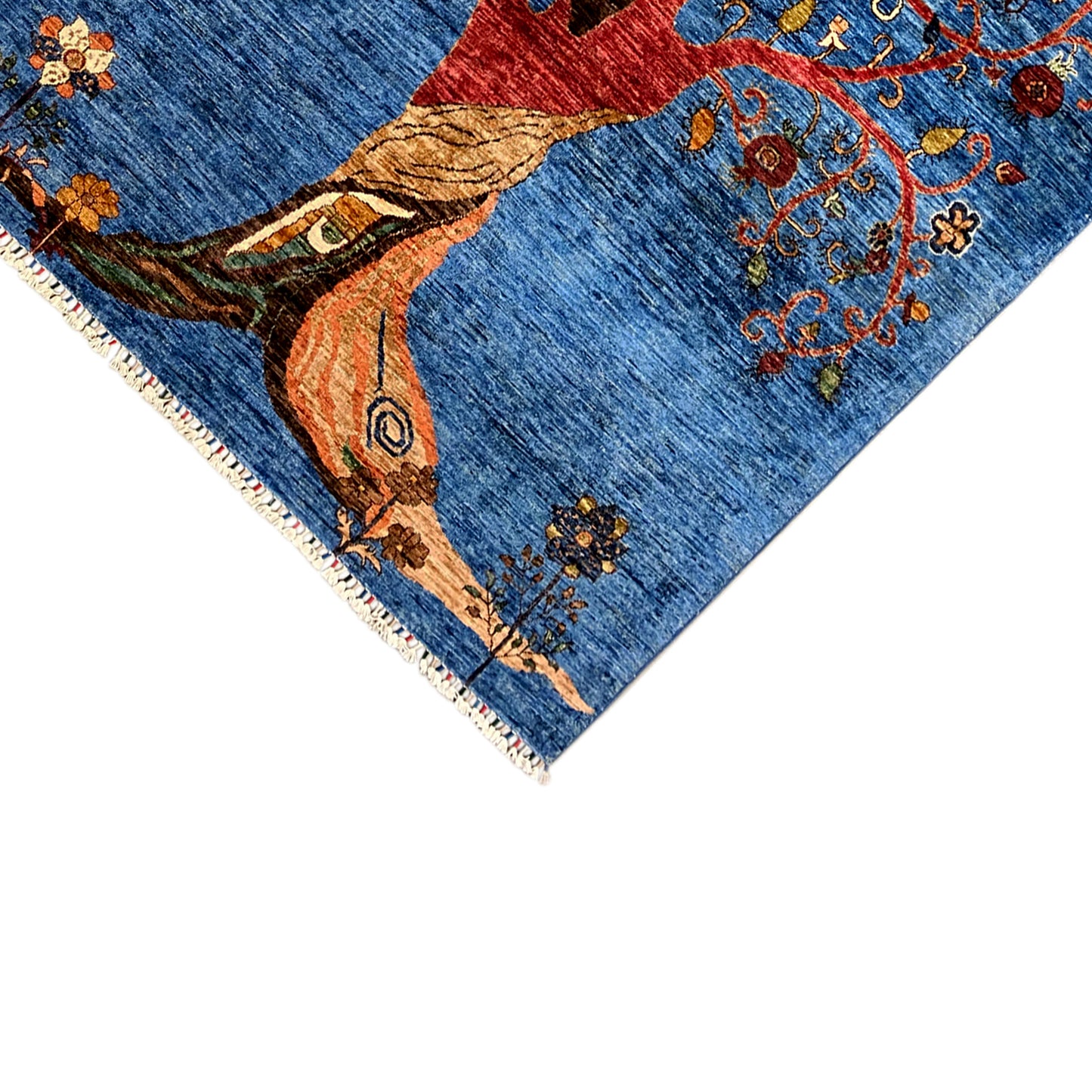 Handgeknüpfter Lebensbaum Teppich 246x172 cm - German Carpet Shop